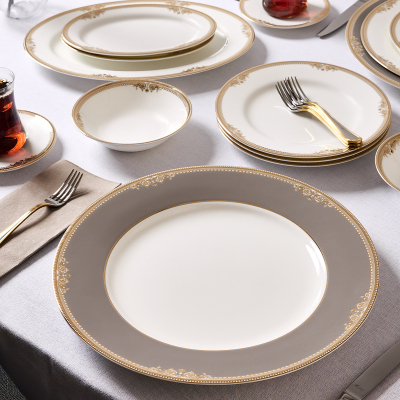 Evaliza Versailles Altın 42 Parça 6 Kişilik Kahvaltı Takımı - 3