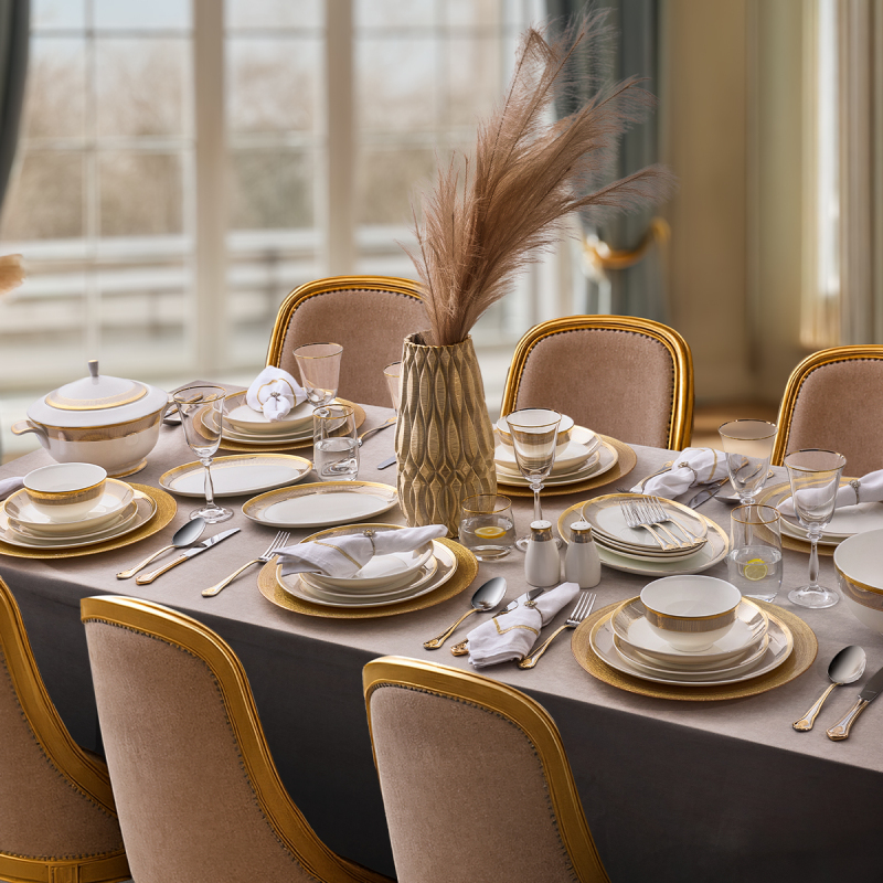 Evaliza Viyanna 60 Parça 12 Kişilik Yemek Takımı - 1