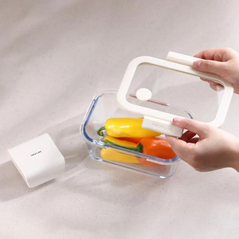 Neoflam Fika Glace Bej Vakumlu 4 Parça Saklama Kabı 460 ML + 800 ML - 2