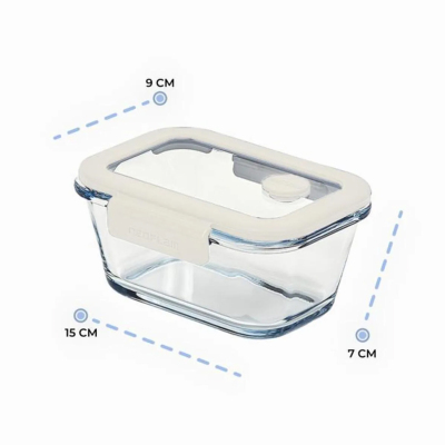 Neoflam Fika Glace Bej Vakumlu 4 Parça Saklama Kabı Seti - 2