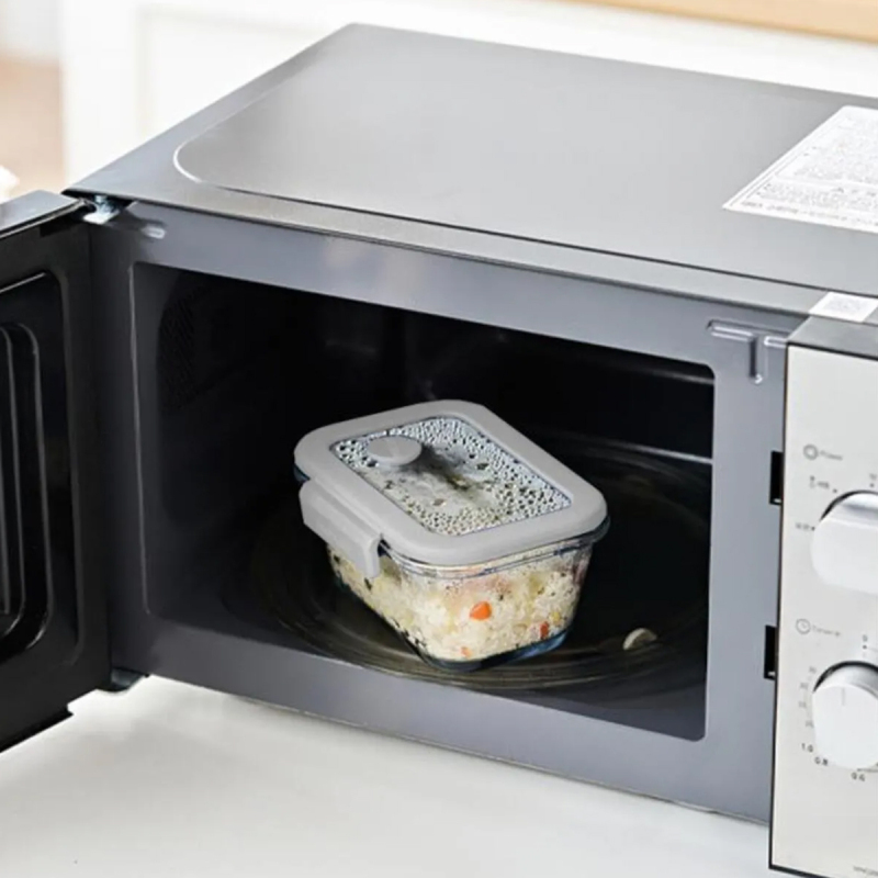 Neoflam Fika Glace Gri Vakumlu 4 Parça Saklama Kabı 460 ML + 800 ML - 2