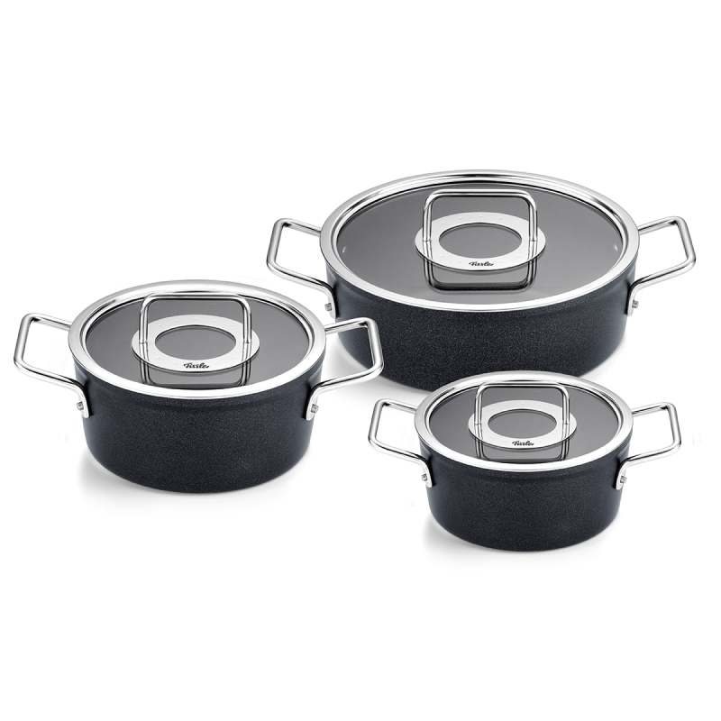 Fissler Adamant Cam Kapak 6 Parça Tencere Seti - 1