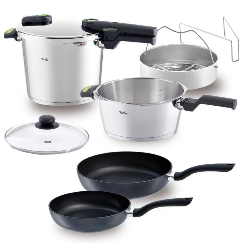 Fissler Green Plus Düdüklü Tencere+Tava Set - 1