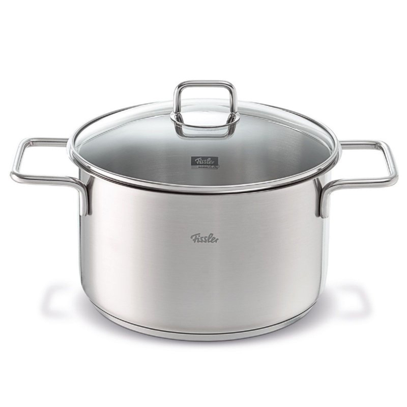 Fissler Lubeck Cam Kapak Derin Tencere 24 cm - 1