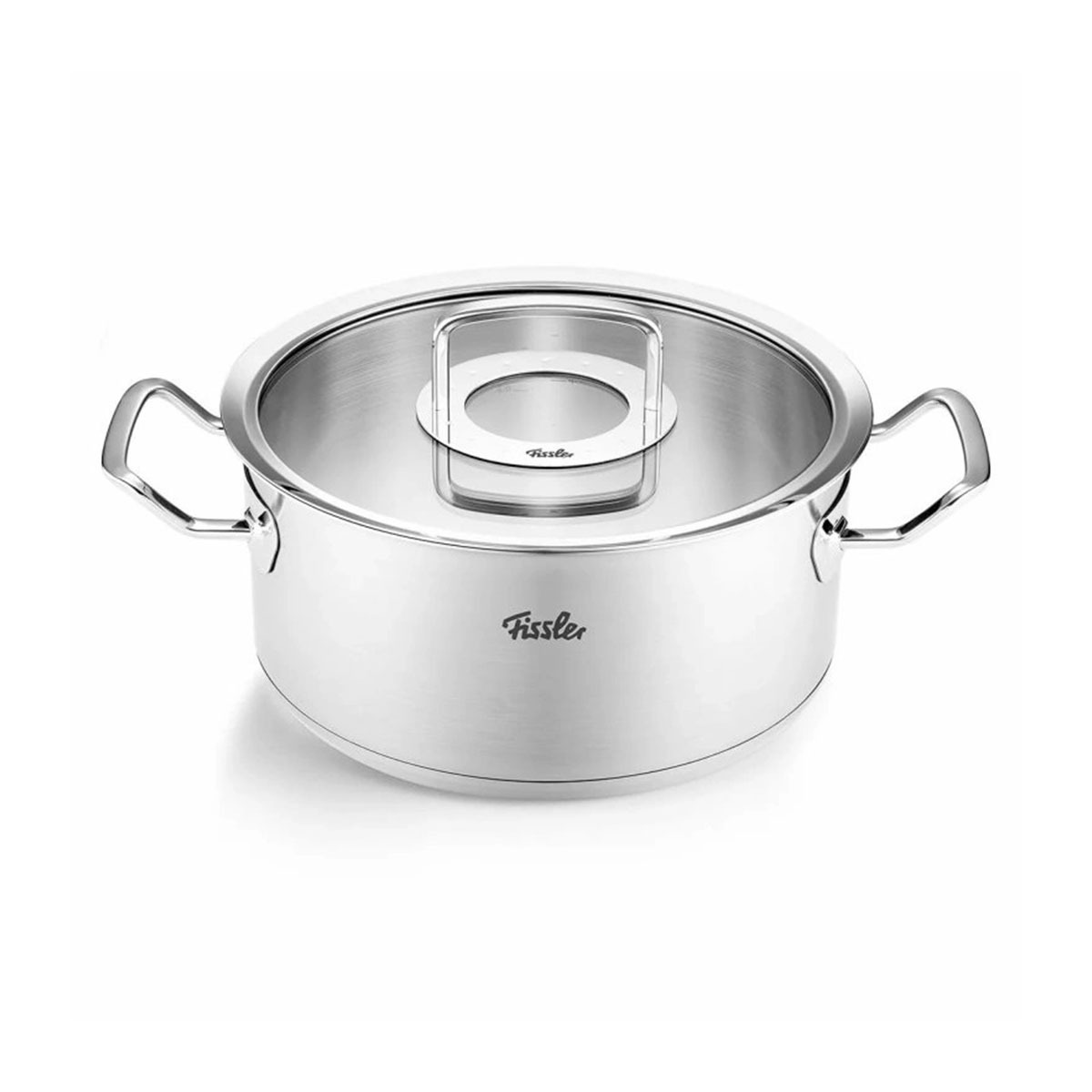 調理器具 Fissler original profi collection 24cm Fissler Original Profi Collection Cam Kapak Kısa Tencere 24 cm