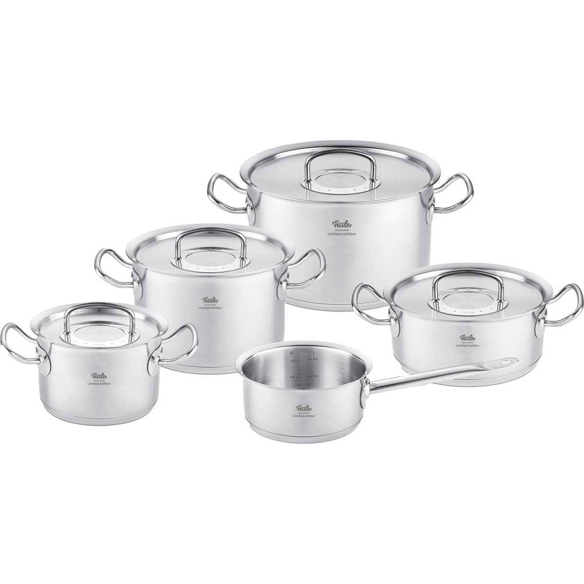 Fissler Original Profi Collection Cam Kapak 10 Parça Tencere Seti
