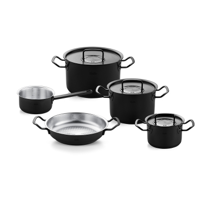 Fissler Original Profi Collection Shadow Line Cam Kapak 8 Parça Tencere Seti - FISSLER