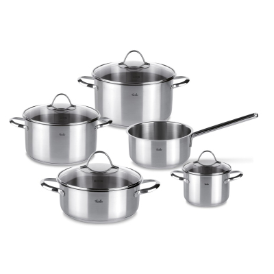 Fissler Paris Çelik Tencere Seti 9 Parça - FISSLER