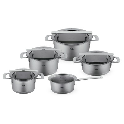 Fissler Phi Collection Cam Kapak 9 Parça Tencere Seti - FISSLER