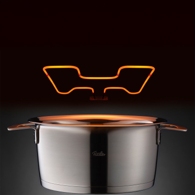 Fissler Phi Collection Cam Kapak Derin Tencere 24 cm - 6