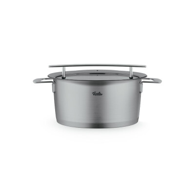 Fissler Phi Collection Cam Kapak Kısa Tencere 24 cm - 3