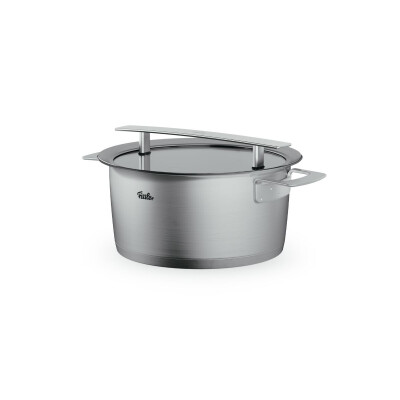 Fissler Phi Collection Cam Kapak Kısa Tencere 24 cm - 2