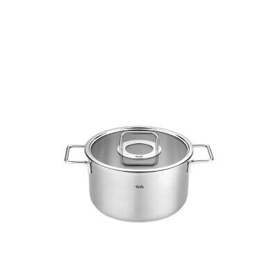 Fissler Pure Collection 8 Parça Cam Kapak Çelik Tencere Seti - 3