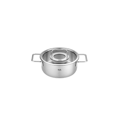 Fissler Pure Collection Cam Kapak Kısa Tencere 20 cm - FISSLER