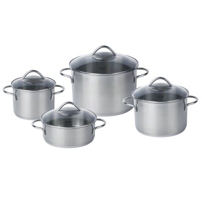 Fissler Vienna 8 Parça Çelik Tencere Seti - FISSLER