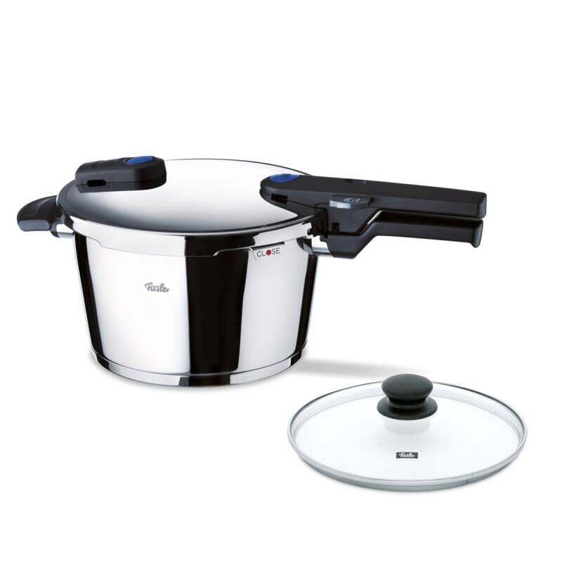 Fissler Vitaquick Bluepoint 6 Litre Düdüklü Tencere + Cam Kapak - 1