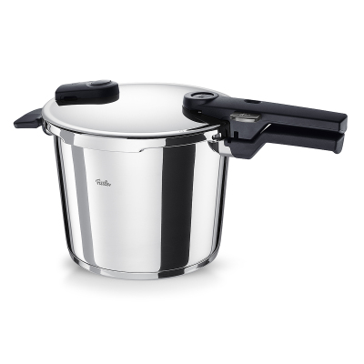 Fissler Vitaquick Glossy 6 Litre Düdüklü Tencere + Kırmızı Cenit Tava Set - 2