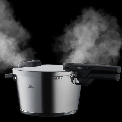 Fissler Vitaquick Glossy Düdüklü Tencere 4,5+2,5 Litre - 4