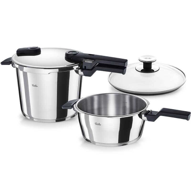 Fissler Vitaquick Glossy Düdüklü Tencere 6+3,5 Litre - 1