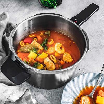 Fissler Vitaquick Premium 6 Litre Düdüklü Tencere + Buharda Pişirme Aparatı - 5