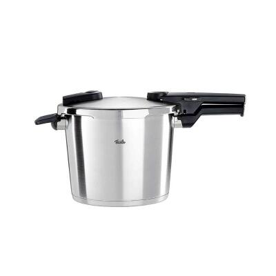 Fissler Vitaquick Premium 6 Litre Düdüklü Tencere + Kırmızı Cenit Tava Set - 3