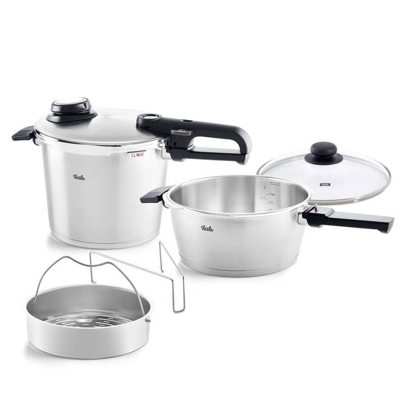 Fissler Vitavit Premium Mat 6+3,5 Litre Düdüklü Tencere Set - 1