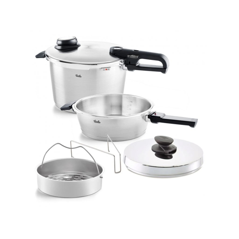 Fissler Vitavit Premium Mat Düdüklü Tencere 8+4 Litre - 1