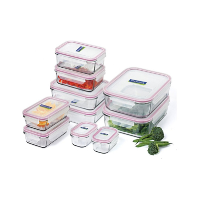 Glasslock Dikdörtgen Cam Saklama Kabı 1000 ml - 3