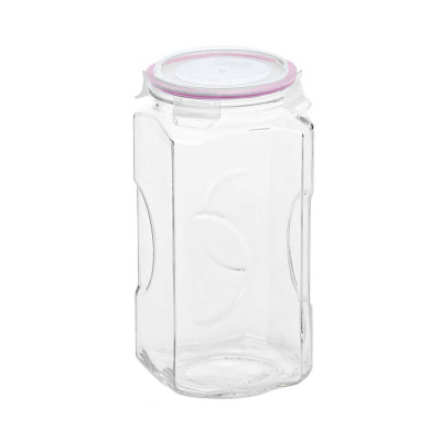 Glasslock Kare Cam Kavanoz 2000 ml - GLASSLOCK