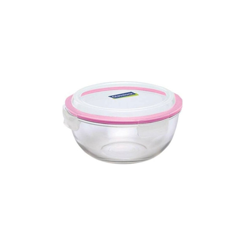 Glasslock Yuvarlak Cam saklama Kabı 2000 ml - 1