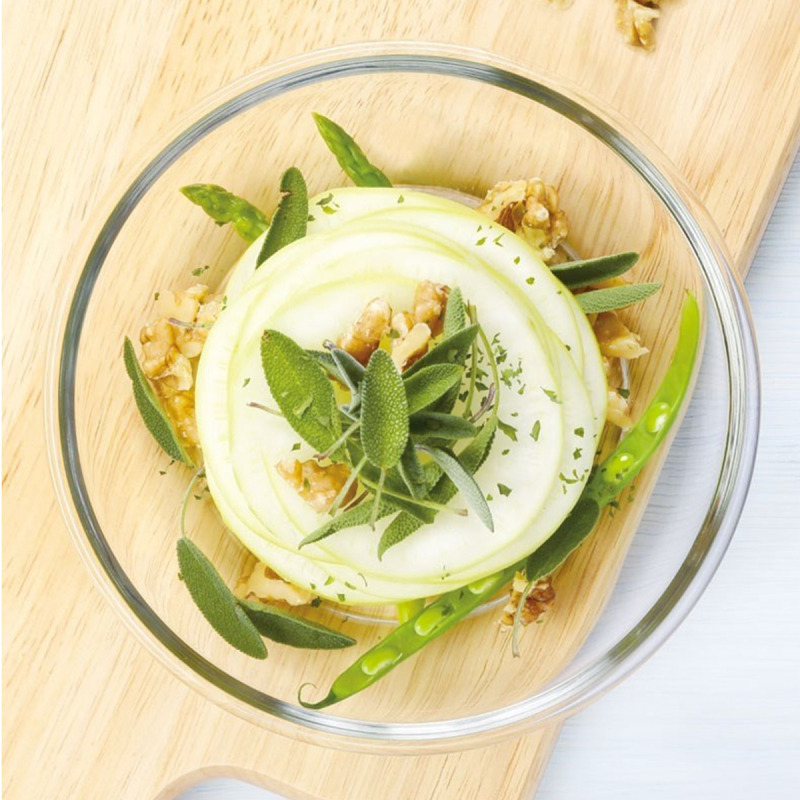 Glasslock Yuvarlak Cam saklama Kabı 2000 ml - 2