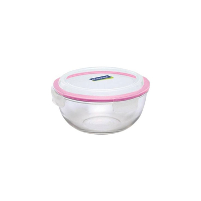 Glasslock Yuvarlak Cam saklama Kabı 2000 ml - GLASSLOCK