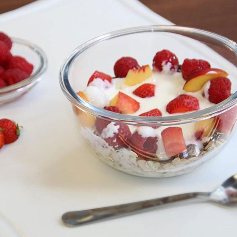 Glasslock Yuvarlak Cam Saklama Kabı 4000 ml - 3