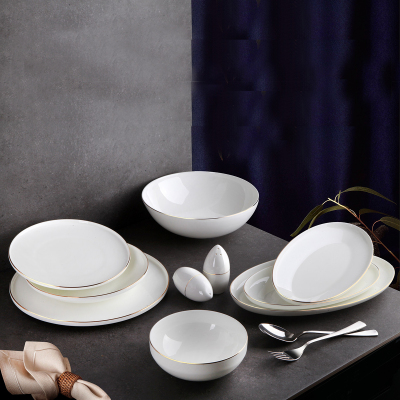 Gönül Collection Bone China 54 Parça Gold Yemek Takımı - GÖNÜL COLLECTİON