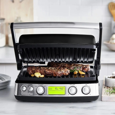 Greenpan Elite Grill Tost Makinesi Black - GREENPAN