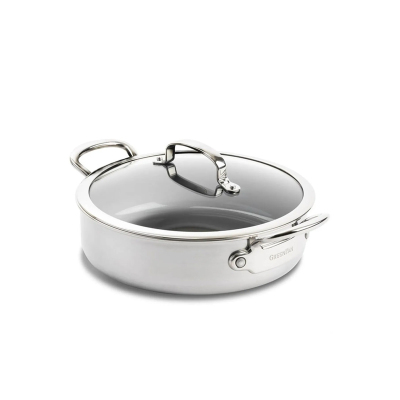 Greenpan Premiere Basık Tencere 26 cm 3,8 Litre - GREENPAN