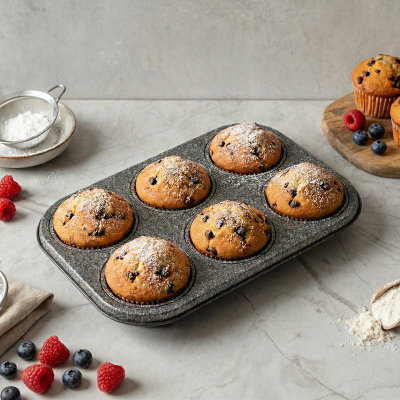 Guardini 6’lı Muffin Kalıbı 27x18 cm - GUARDINI