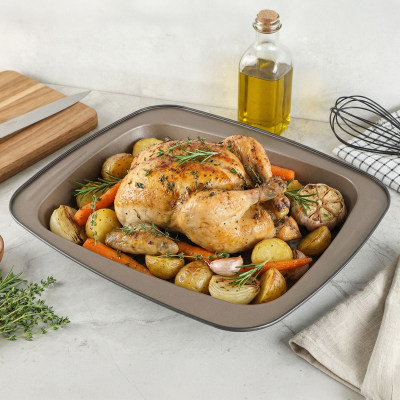 Guardini Fırın Tepsisi Bronz 39x32x5 cm - GUARDINI