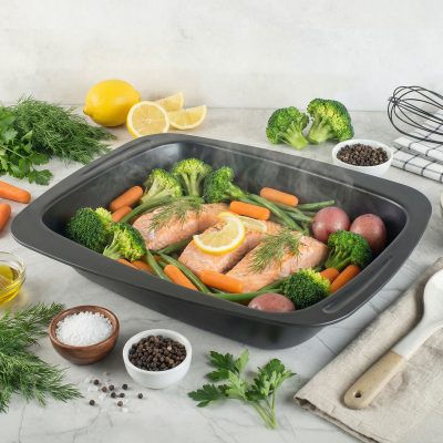 Guardini Fırın Tepsisi Siyah 39x32x7 cm - GUARDINI