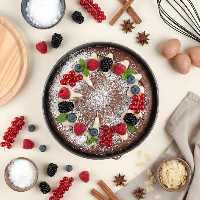 Guardini Kelepçeli Kek Kalıbı Mor 26 cm - 5