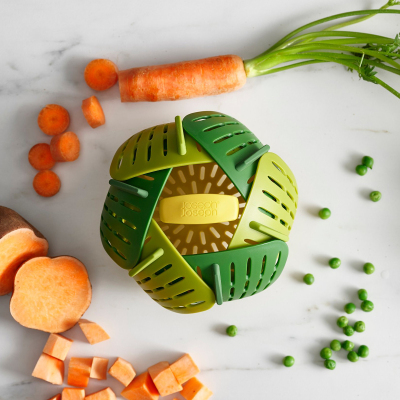 Joseph Joseph Bloom Katlanır Buharda Pişirme Sepeti Yeşil - 5