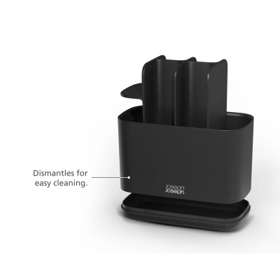 Joseph Joseph EasyStore Büyük Diş Fırçalık Siyah - 3