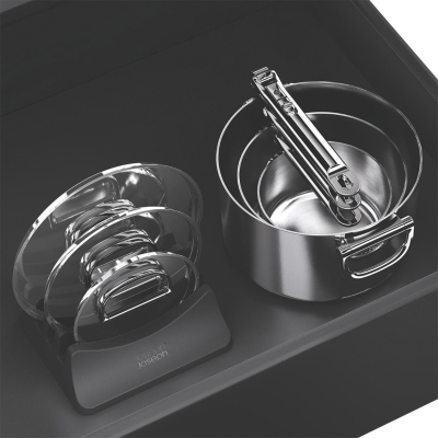 Joseph Joseph Space 3 Katmanlı Paslanmaz Çelik 9 Parça Tencere Seti - 2