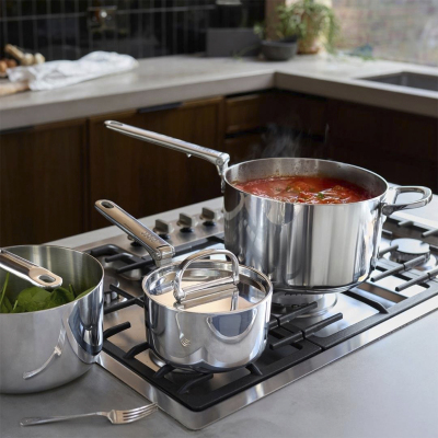 Joseph Joseph Space 3 Katmanlı Paslanmaz Çelik 9 Parça Tencere Seti - 3