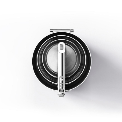 Joseph Joseph Space 3 Katmanlı Paslanmaz Çelik 9 Parça Tencere Seti - 6