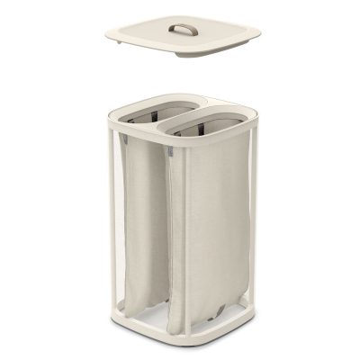 Joseph Joseph Tota 60 Litre Çamaşır Ayırma Sepeti Ekru - 2