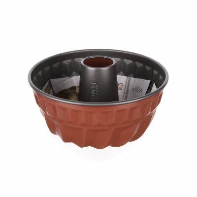 Kaiser Borulu Kek Kalıbı Kırmızı 22 Cm - KAISER