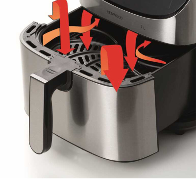 Kenwood Airfryer XXXL İnox HFM80.000SS - 5
