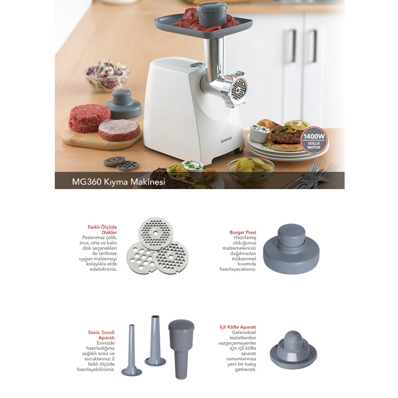 Kenwood Kıyma Makinesi - 6