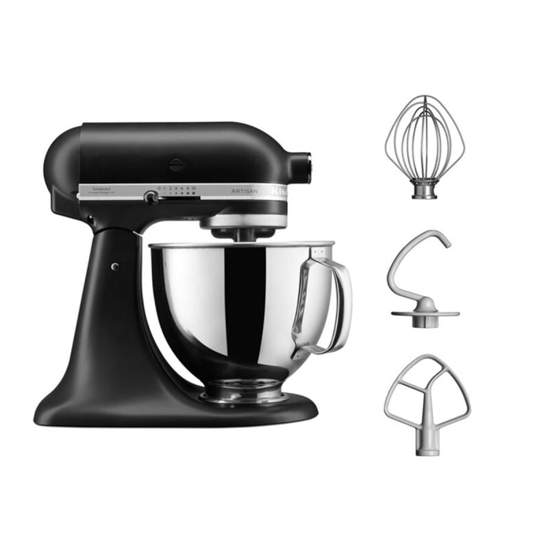 KitchenAid Artisan 4,8 L Stand Mikser Black Matte 5KSM125 - 4